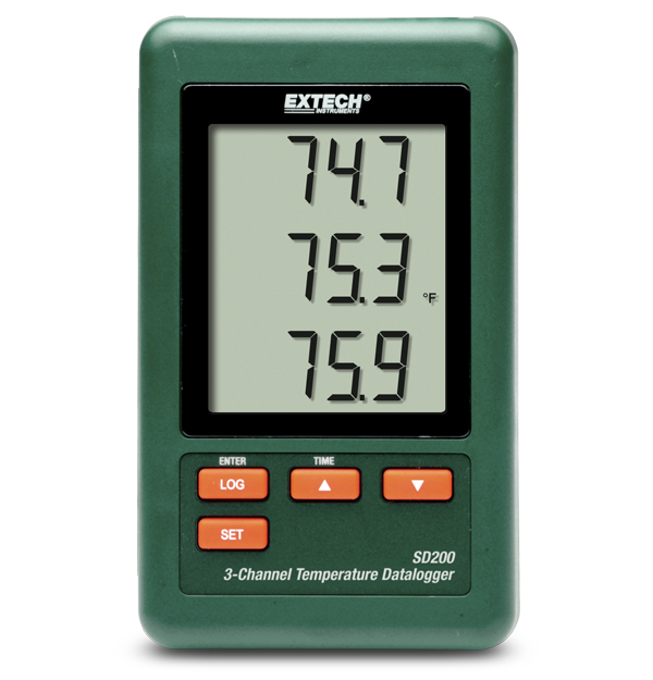 Registrador de Temperatura Extech SD200