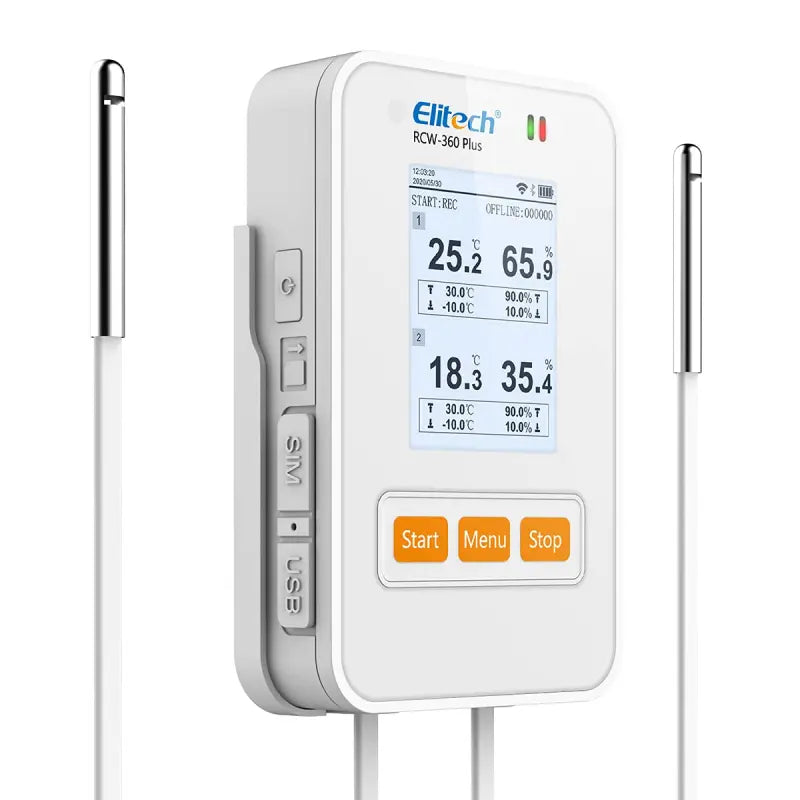 Datalogger de Temp y Humedad Wifi Dual