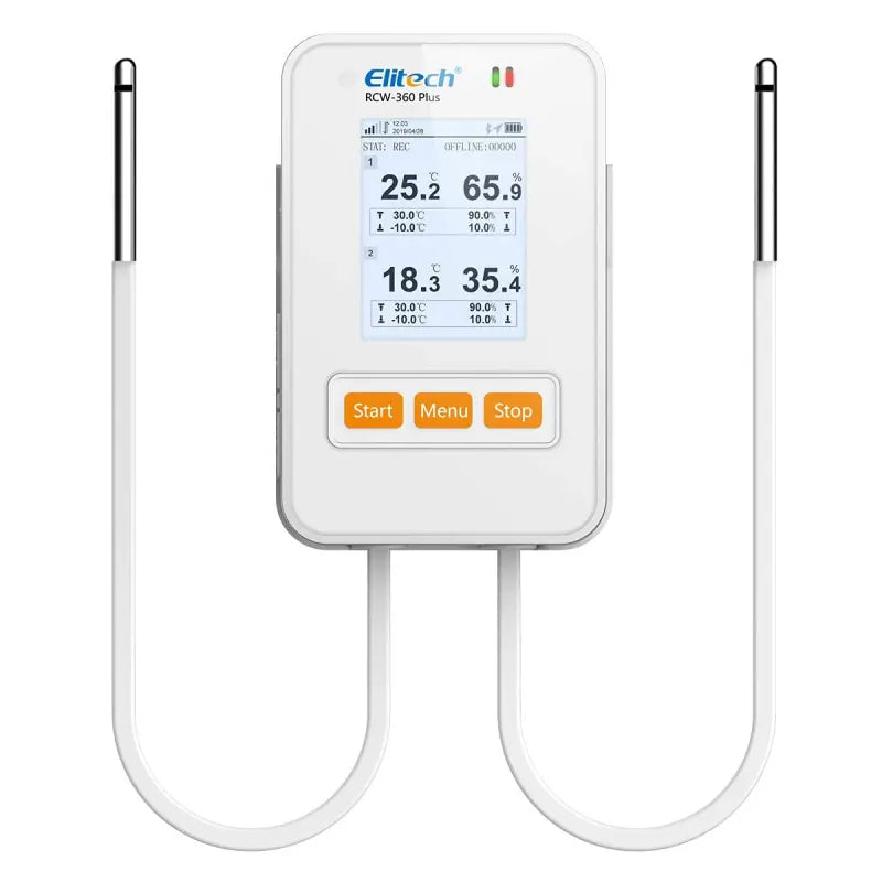 Datalogger de Temp y Humedad Wifi Dual