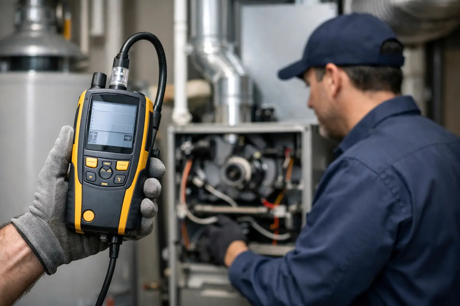 Guía profesional de analizadores de combustión HVAC
