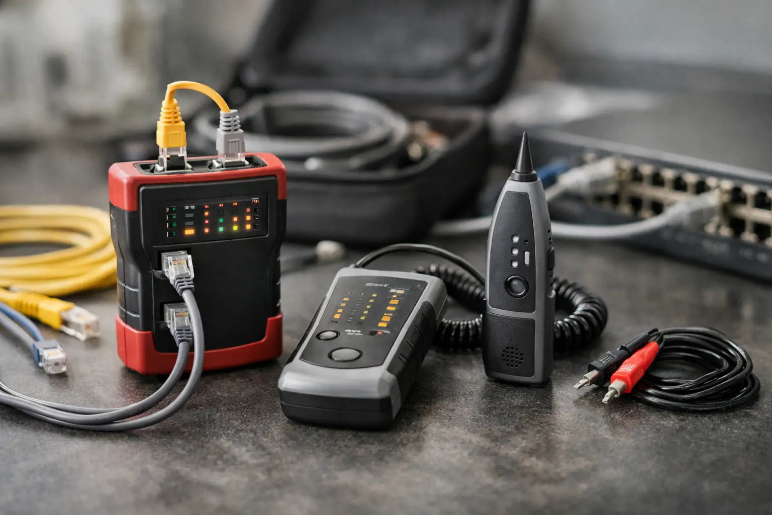 Guía de probadores de cables para uso técnico