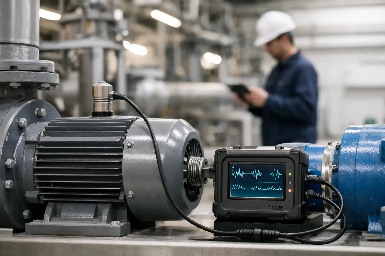 Ejemplo de monitoreo de vibraciones industrial