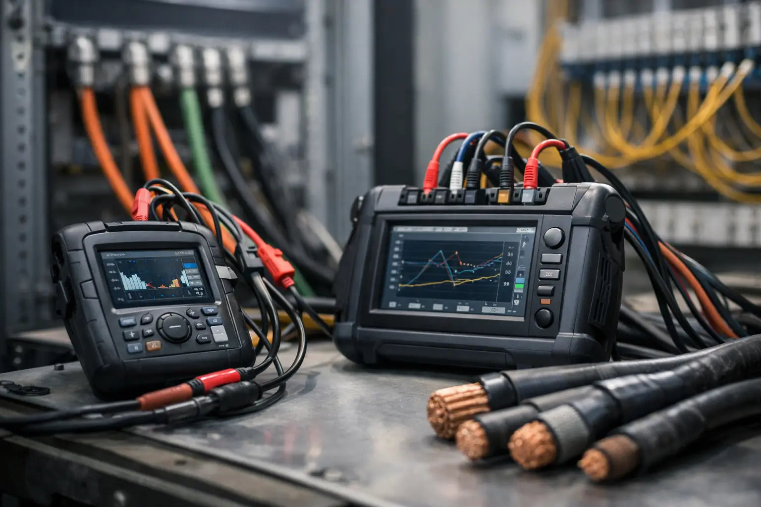 Instrumentos para pruebas en cables industriales