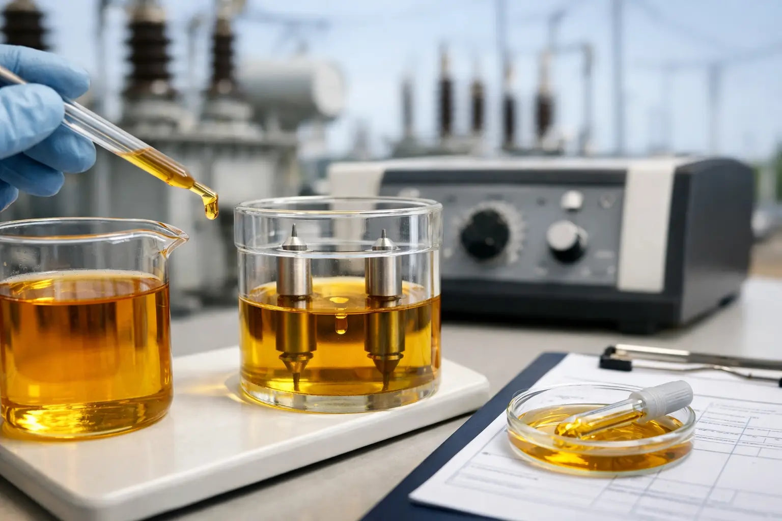 Cómo interpretar prueba de aceite dieléctrico