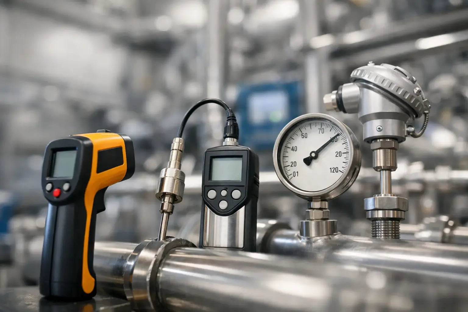 Instrumentos de medición de temperatura industrial