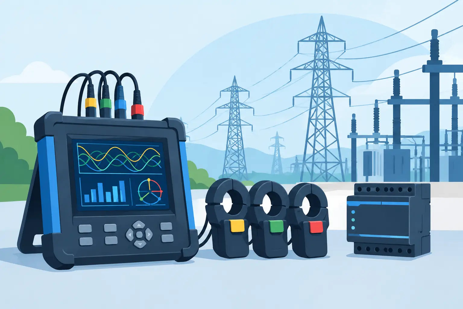 Analizadores esenciales para redes eléctricas