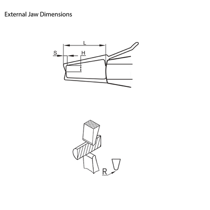 Calibrador interno y externo Fowler