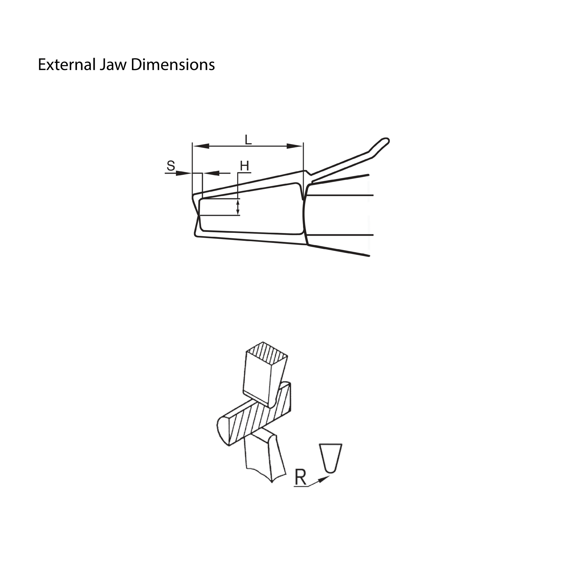 Calibrador interno y externo Fowler