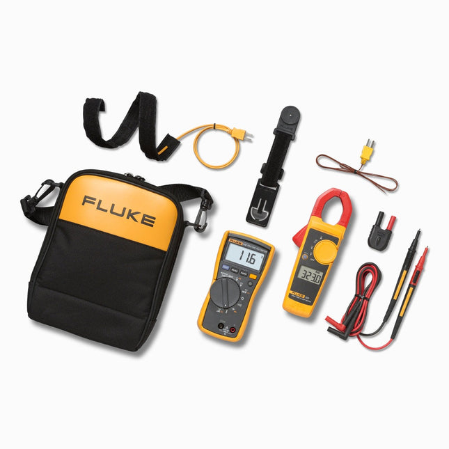 Kit Completo de Multímetros Fluke 117/323 para Electricistas