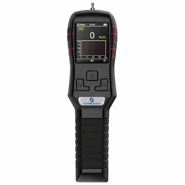 SYNEXAR GAS MP-420 Detector de fugas de gas para un solo gas, O2, O3, CH4 y N2.