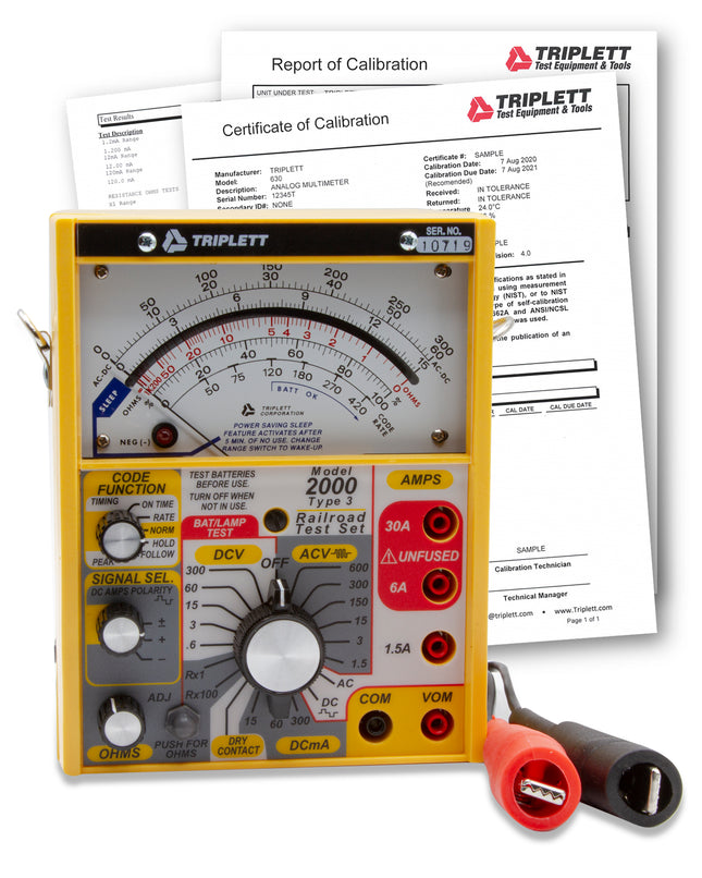 Equipo de prueba para ferrocarriles (sin filtros de cabina)
