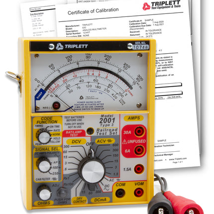 Equipo de prueba para ferrocarriles (filtros de cabina de 100 Hz y 250 Hz)