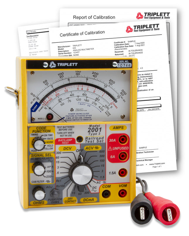 Equipo de prueba para ferrocarriles (filtros de cabina de 100 Hz y 250 Hz)