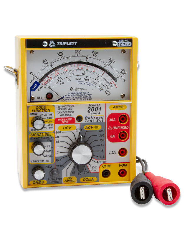 Equipo de prueba para ferrocarriles (filtros de cabina de 100 Hz y 250 Hz)