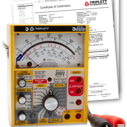 Equipo de prueba para ferrocarriles (filtros de cabina de 100 Hz y 200 Hz)