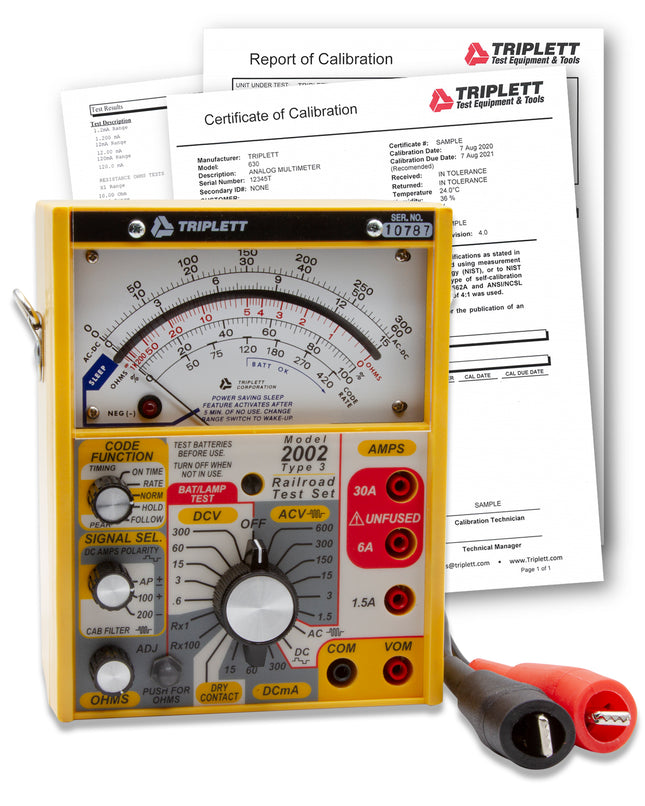 Equipo de prueba para ferrocarriles (filtros de cabina de 100 Hz y 200 Hz)