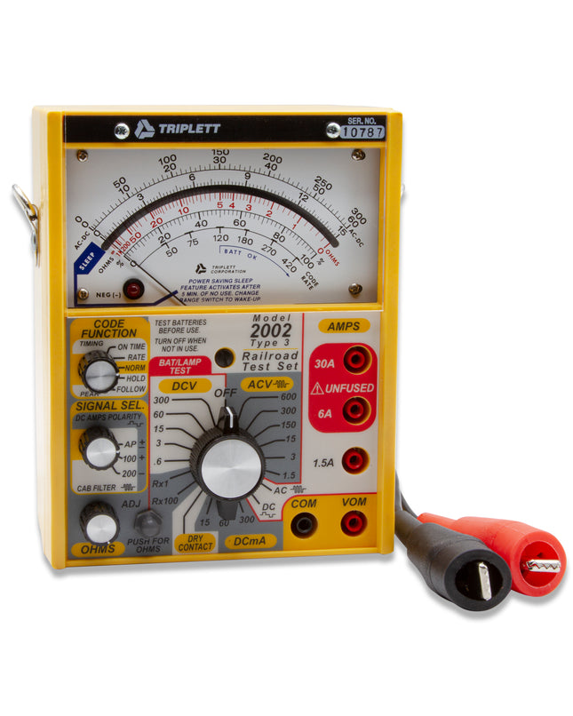 Equipo de prueba para ferrocarriles (filtros de cabina de 100 Hz y 200 Hz)