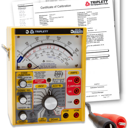 Equipo de prueba para ferrocarriles (filtros de cabina de 60 Hz y 100 Hz)