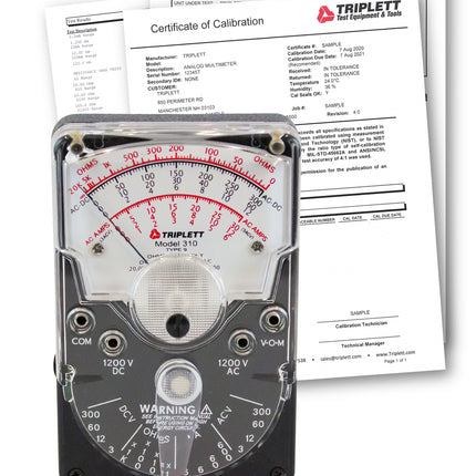 Medidor analógico modelo 310