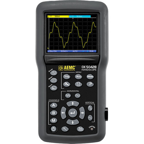 AEMC OX 5042 - Osciloscopio de mano con ancho de banda de 40 MHz y dos canales aislados