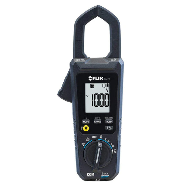 Pinza Amperimétrica FLIR CM74 CA-CC con LED, RMS Real