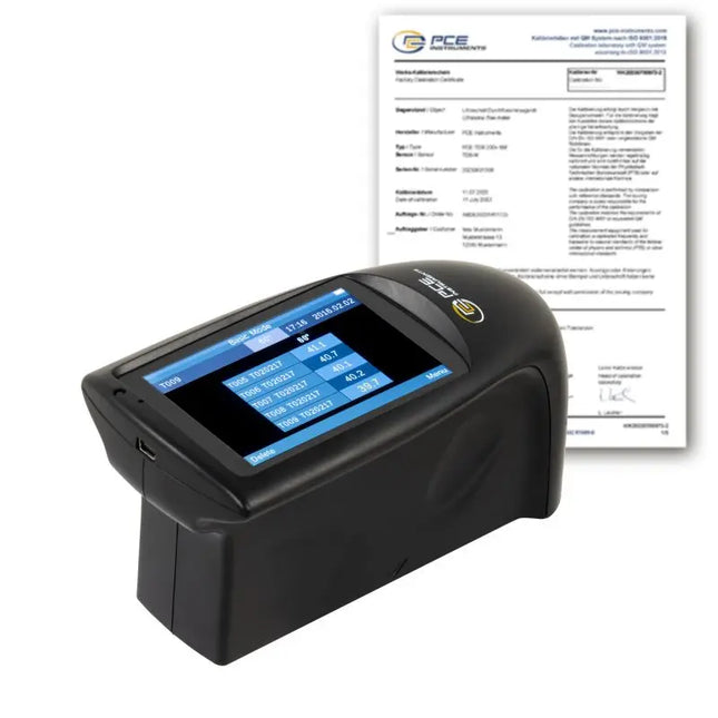 Brillómetro PCE-IGM 60-ICA incl. certificado de calibración ISO