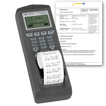 Termómetro PCE-JR 911-ICA incl. certificado de calibración ISO