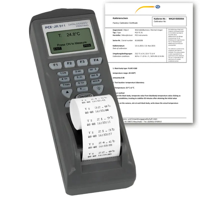 Termómetro PCE-JR 911-ICA incl. certificado de calibración ISO