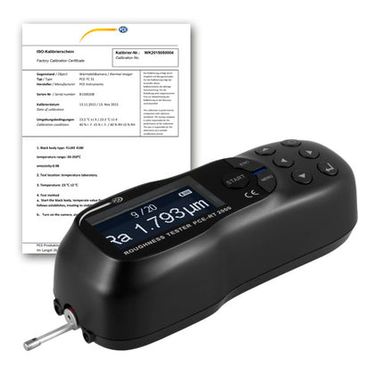 Rugosímetro PCE-RT 2000-ICA incl. certificado de calibración ISO