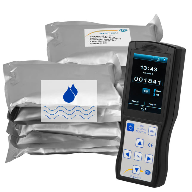 Luminómetro PCE-ATP 1-KIT3 para superficies y agua