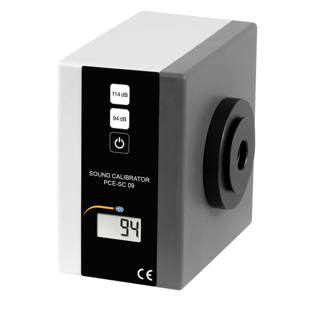 Calibrador acústico PCE-SC 09-ICA incl. certificado de calibración ISO