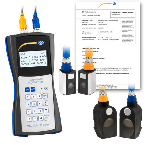 Caudalímetro PCE-TDS 100HSH-ICA incl. certificado de calibración ISO