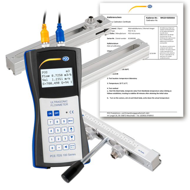 Caudalímetro PCE-TDS 100HMHS-ICA incl. certificado de calibración ISO