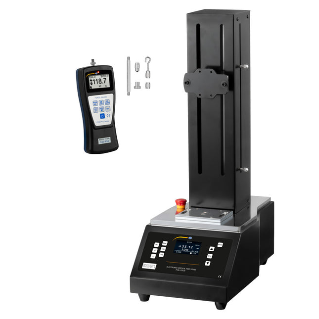 Dinamómetro PCE-VTS 50-PFG 500-KIT incl. máquina de ensayo