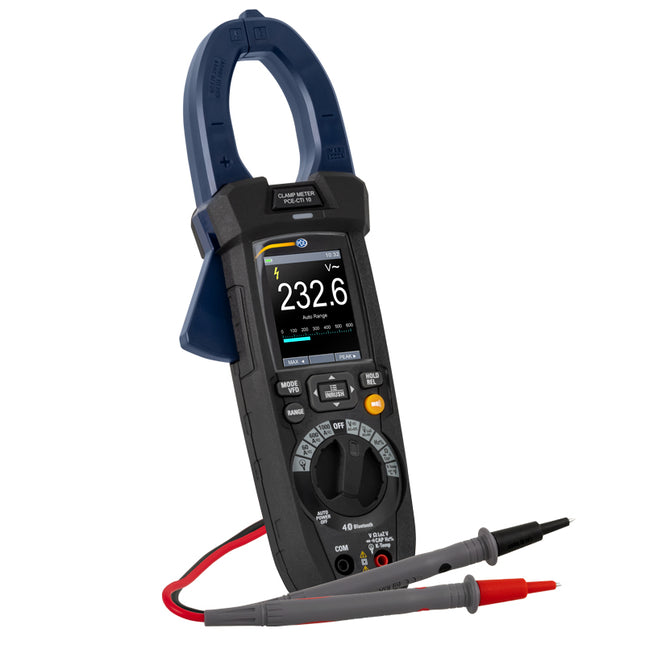 Pinza amperimétrica para 1500V DC PCE-CTI 10