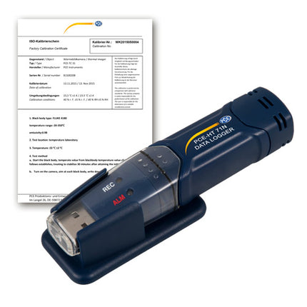 Termohigrómetro PCE-HT 71N-ICA incl. certificado calibración ISO