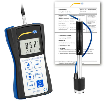 Durómetro PCE-900-ICA incl. certificado calibración ISO