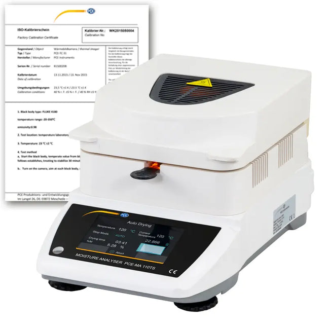 Medidor de humedad de materiales PCE-MA 110TS-ICA incl. certificado ISO