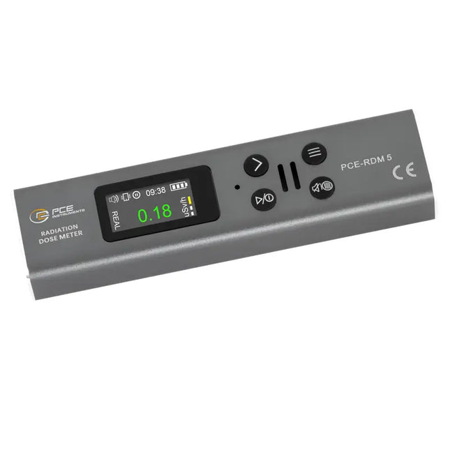 Radiómetro para la medición de dosis de rayos X, radiación Gamma y Beta PCE-RDM 5
