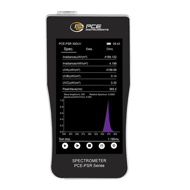 Espectrofotómetro PCE-PSR 300UV