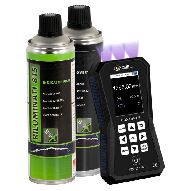 Estroboscopio PCE-LES 103UV-365-CTA-KIT