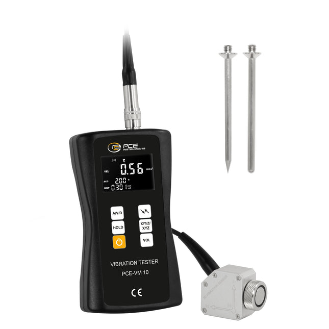 Acelerómetro PCE-VM 10