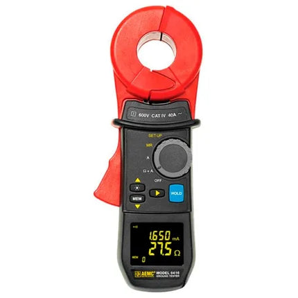 AEMC 6417 - Probador Digital de Resistencia a Tierra tipo Gancho con Bluetooth