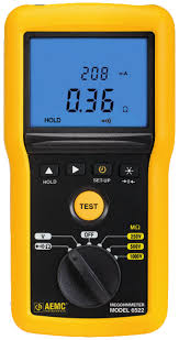 AEMC 6522 - Megóhmetro digital/analógico hasta 1,000 V y 40 GΩ
