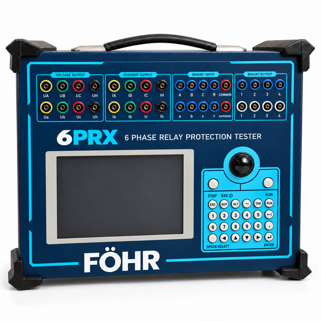 Probador de Proteccion de Reles de 6 Fases FÖHR6PRX