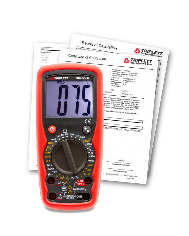 Multímetro digital industrial modelo 9007A