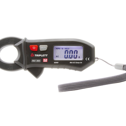 Mini pinza amperimétrica de CA de 300 A de verdadero valor eficaz