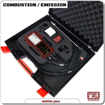 ANALIZADOR DE COMBUSTION MRU, 420082-02 AMPRO PLUS(O2,CO)