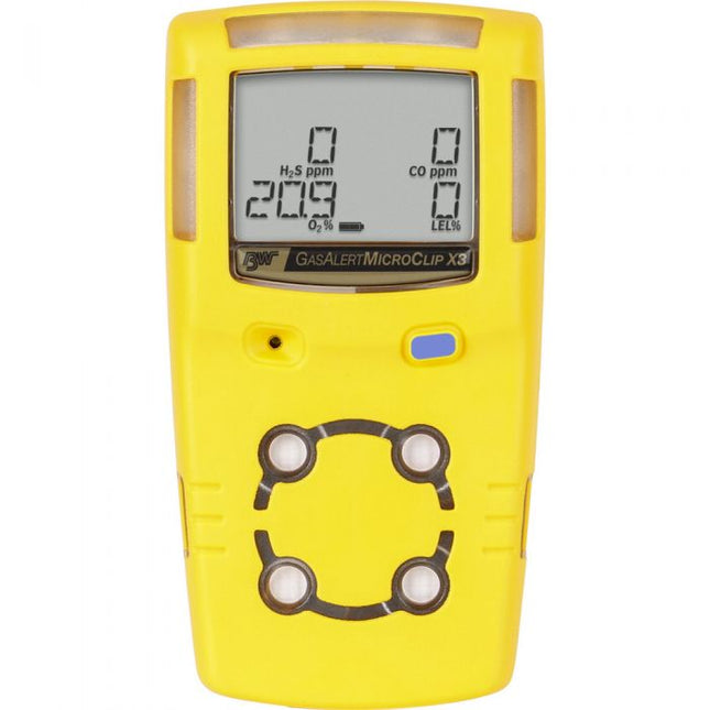Detector Multigas Bw Honeywell Gasalert Microclip X3 De 4 Gases Lel, O2, H2S y CO