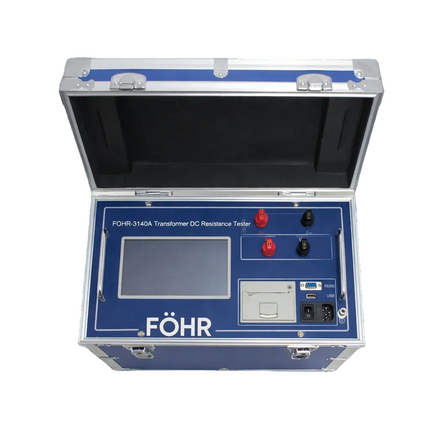 FÖHR-3140A Probador de resistencia de bobinado, Ohmímetro para transformadores, medidor de resistencia de CC 40A